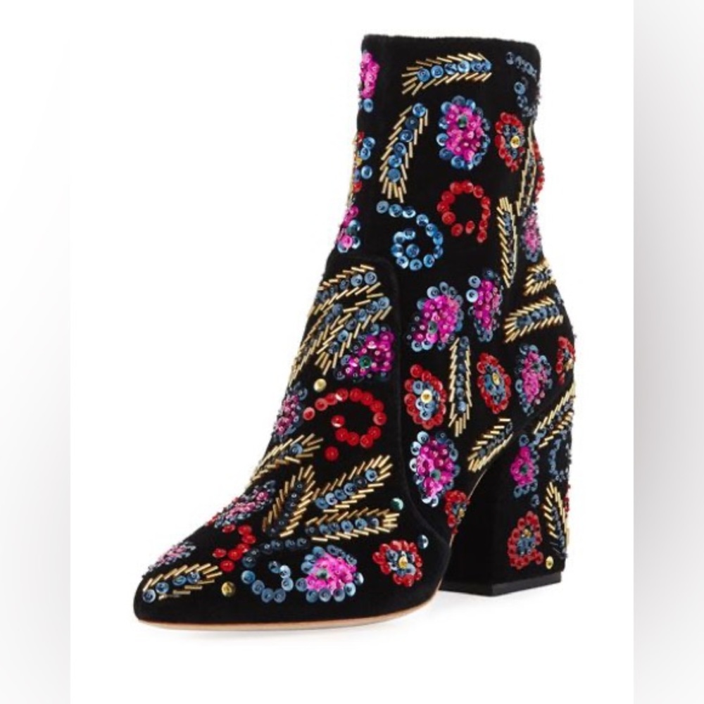 Loeffler Randall Isla Sequined Bootie